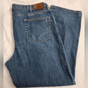 Lands' End Blue Square Rigger Jeans, Men Size 40